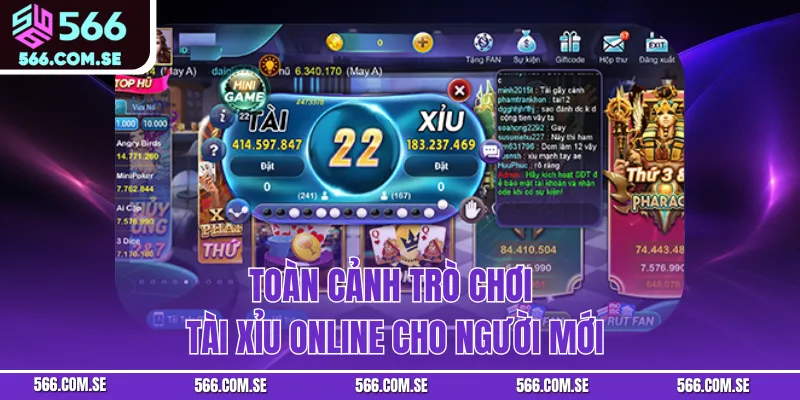 Toàn cảnh trò chơi tài xỉu online cho người mới